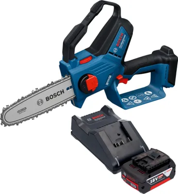 Zdjęcie produktu dla Akumulatorowa pilarka do przycinania Bosch GKE 18V-20 Professional 18 V 18 cm + 1x akumulator 5,0 Ah + ładowarka
