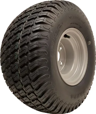 Produktbild von 18x9.50-8 4lagig Rasen Rasenmäher Buggy Karrenreifen auf 4 Spike Felge 100mm PCD