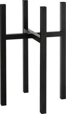 Produktbild von Mica Decorations Ascot Pflanzenständer XL - L34 x B34 x H50 cm - Metall - Schwarz