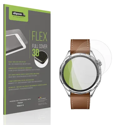 Image de 2x Full Cover mat Film pour Honor Watch 6 Film de protection ecrán