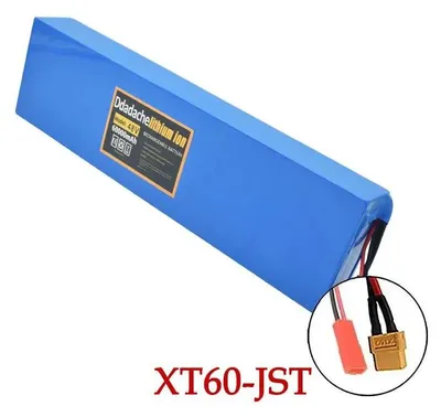 Image de Batterie lithium-ion, capacité de 60 000 mAh, compatible avec les modèles Kugoo, connecteur XT60-JST