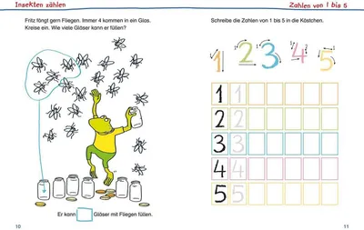 Produktbild von Schlau für die Schule: Mein kunterbuntes dickes Lernheft: Buchstaben und Zahlen