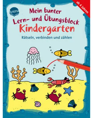 Image de Mein bunter Lern- und Übungsblock Kindergarten. Rätseln, verbinden und zählen