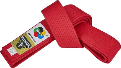 Obrázek produktu pro PUNOK Kata WKF Soutěžní pás červený [3] 240 cm