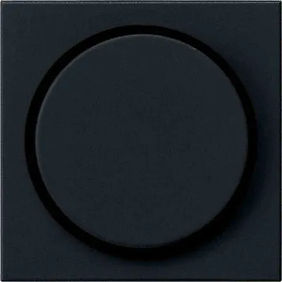 Produktbild von Gira Abdeckung sw Knopf Dimmer+Poti 0650005