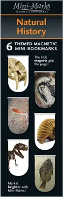 Productafbeelding van Magnetische bladwijzers, natuurgeschiedenis, set van 6 stuks.