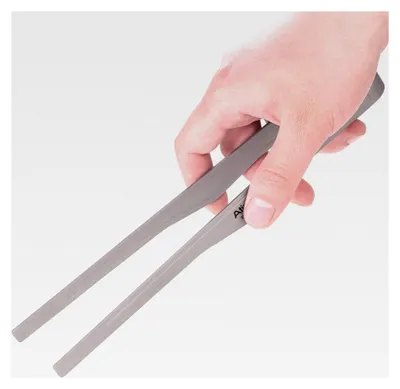 Produktbild von Titan BBQ-Zange Grillzange Pinzette Clip Multifunktional für Küche Salat Steak Barbecue Buffet (Grau, 10)