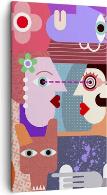 Produktbild von Bild auf Leinwand - Leinwandbild - Abstraktion modern - 45x80cm - Wand Bild - Wanddeko - Wandbilder - Leinwanddruck - Bilder - Kunstdruck - Wanddekoration - Leinwand bilder - Wandkunst - PA45x80-3984