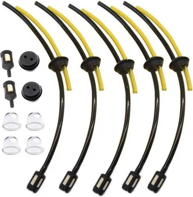 Image de Kit de filtre à essence et tuyau pour coupe-bordures, accessoires pour outil multifonction 4-en-1