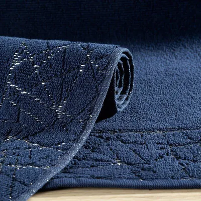Zdjęcie produktu dla Dywanik łazienkowy NOVA 50x70 granatowy, 700 GSM