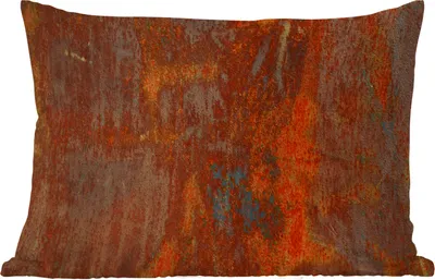Produktbild von MuchoWow® Outdoor Kissen - Rot - Blau - Wand - 50x30 cm - Wetterfest - Lounge Kissen - Sofa kissen - Wohnzimmer Dekoration