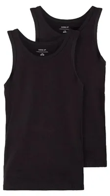 Immagine prodotto di Name It 13208843 Maglietta senza maniche 2 unità Nero 5 anni Ragazzo Nero 5 anni