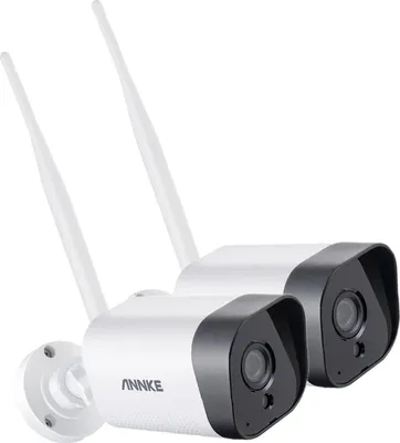 Image de Caméra sans fil, résolution 5MP, vision nocturne jusqu'à 30 mètres, audio bidirectionnel, 2pcs caméra-a