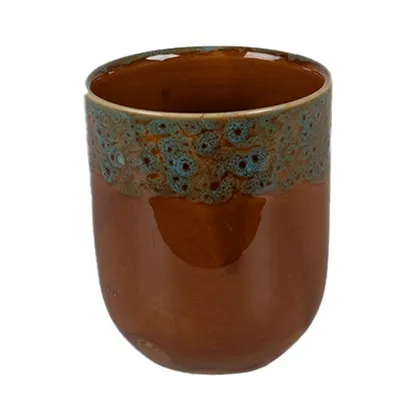 Produktbild von Clayre & Eef Tasse 150 ml Braun Blau Keramik