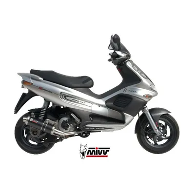 Produktbild von Mivv SPORT Schalldämpfer GP SLIP-ON Steel Black für GILERA RUNNER 200 BJ 2003 > 2004