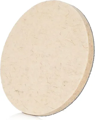 Produktbild von Naturpolierfilz mit Klett Filzpolierscheibe 125mm ABW