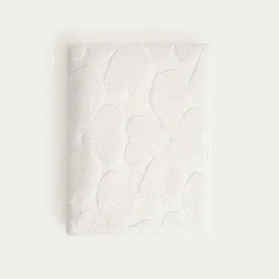 Zdjęcie produktu dla Ręcznik żakardowy HOMLA FLORES w kolorze ecru, 70 x 130 cm