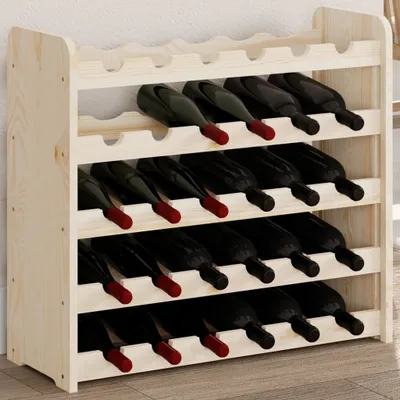 Produktbild von "im Angebot" Weinregal 67,5x25x60 cm Massivholz Kiefer - Weinregale CC17656