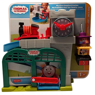Produktbild von Mattel HXW24 - Thomas and Friends - Fisher- Price - Spielset, Mein erster Bahnhof von Knapford