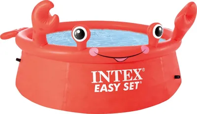 Produktbild von INTEX Happy Crab Kinderpool Aufblasbar Easy Set 183x51 cm
