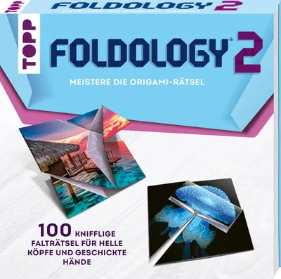 Produktbild von Foldology 2 - Meistere die Origami-Rätsel!