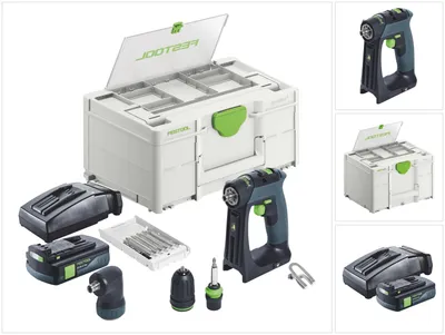 Immagine prodotto di Festool CXS 18-Basic-Set trapano avvitatore a batteria 18 V 40 Nm brushless + 1x batteria ricaricabile 3,0 Ah + caricabatterie + systainer