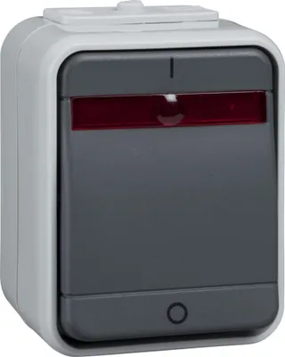 Produktbild von Schneider Electric Ausschalter ELG441219 2p. bel. 10A licht/basaltgrau
