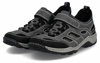 Produktbild von Rieker Herren Trekkingsandalen Sandalen 08063-45 Grey Combination, Schuhgröße:47 EU