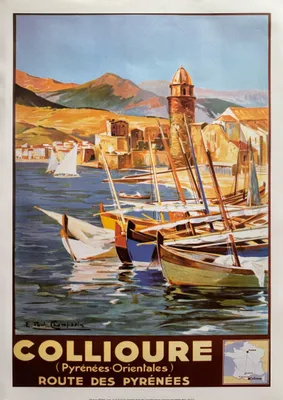 Obrázek produktu pro Collioure – Champseix – 50 x 70 cm Plakát