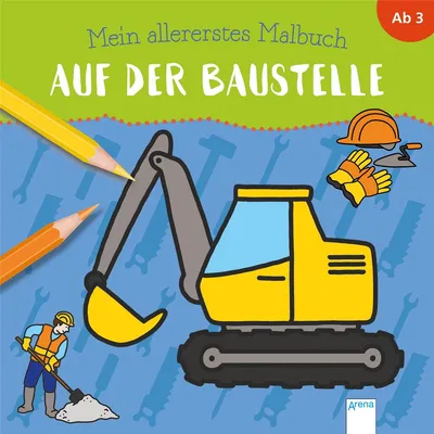 Image de Mon tout premier livre de coloriage. Sur le chantier