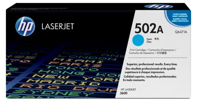 Produktbild von HP 502A Cyan Original LaserJet Tonerkartusche