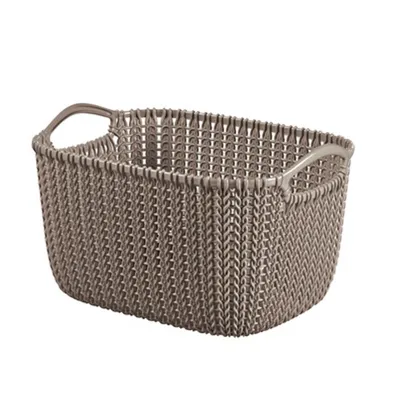 Produktbild von Curver 3253923974300, Aufbewahrungskorb, Braun, Rechteckig, Strickwaren, Einfarbig, Drinnen