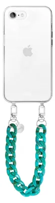 Produktbild von Blue Ocean Transparant Cord Hülle - Short Cord  - Kompatibel mit iPhone 7/8 SE (2020/2022)