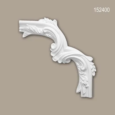 Produktbild von PROFHOME 152400 Eckelement für Wandleiste Zierelement dekoratives Element