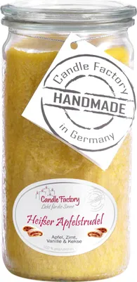 Produktbild von Candle Factory Mini Jumbo Heißer Apfelstrudel Duftkerze Dekokerze 307-063