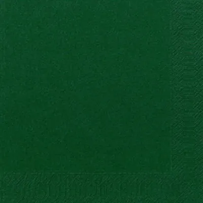 Produktbild von 1000 DUNI Servietten, jägergrün, 3-lag., 33x33 cm, 1/4 Falz 211505