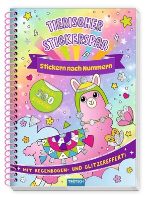 Obrázok produktu pre Trötsch Beschäftigungsbuch Stickerbuch Tierischer Stickerspaß