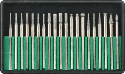 Immagine prodotto di Strumento di macinazione e fresatura diamantata, 20 pezzi