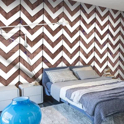 Image de PURO TAPETE autocollant 10 m sticker mural film décoratif pour meubles film décoratif film photo panneau sticker mural poster mural sticker mural - motif zigzag f-A-0307-j-c