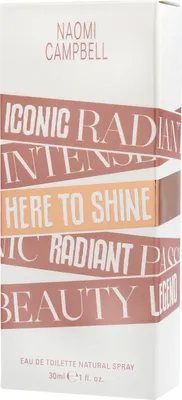 Image de Naomi Campbell Here To Shine Eau de Toilette 30ml Spray