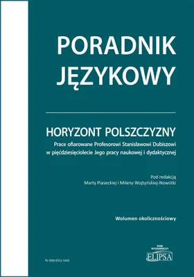 Immagine prodotto di Horyzont polszczyzny. Prace ofiarowane Profesorowi Stanisławowi Dubiszowi - (Literatur, Sprachwissenschaft auf Polnisch.)