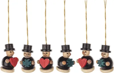 Produktbild von Baumbehang Glücksbringer (6) Höhe 3cm NEU