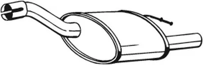 Immagine prodotto di Silenziatore terminale BOSAL 154-211 per FORD FOCUS (DAW, DBW) - Impianto di scarico