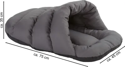 Obrázek produktu pro Pet cave cat cave grey + 2 hrací míče