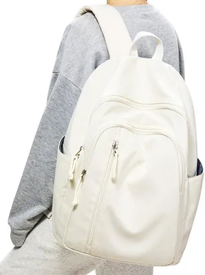 Obrázok produktu pre Školský batoh pre dievčatá, béžový, s priehradkou na laptop, uni