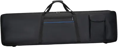 Productafbeelding van Keyboard Tas - Draagtas Keyboard - Muziek Transport - Gevoerd Met Parelkatoen - 140 cm - Zwart