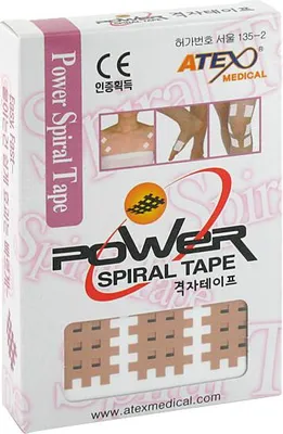 Produktbild von ATEX Medical Power Spiral Tape 27 x 22 mm Gittertape, 180 St. Pflaster