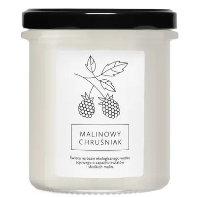 Obrázek produktu pro Hagi Świeca sojowa Malinowy Chruśniak, 215ml