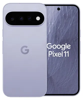 Image de Google Pixel 11, résolution 1080 x 2424 pixels, 12 Go de mémoire, 256 Go de stockage, appareil photo 48 mégapixels, système d'exploitation Android 17, couleur : lavande