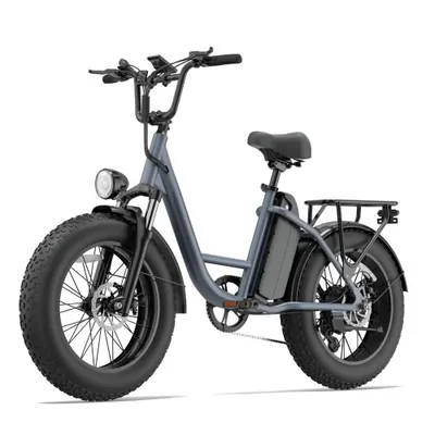 Imagen del producto de E20 PRO: Bicicleta eléctrica todoterreno de 20 pulgadas, con paso bajo, batería extraíble de 48V y 15,6 Ah, par motor de 80 Nm, cambio Shimano de 7 velocidades, peso máximo del usuario: 120 kg